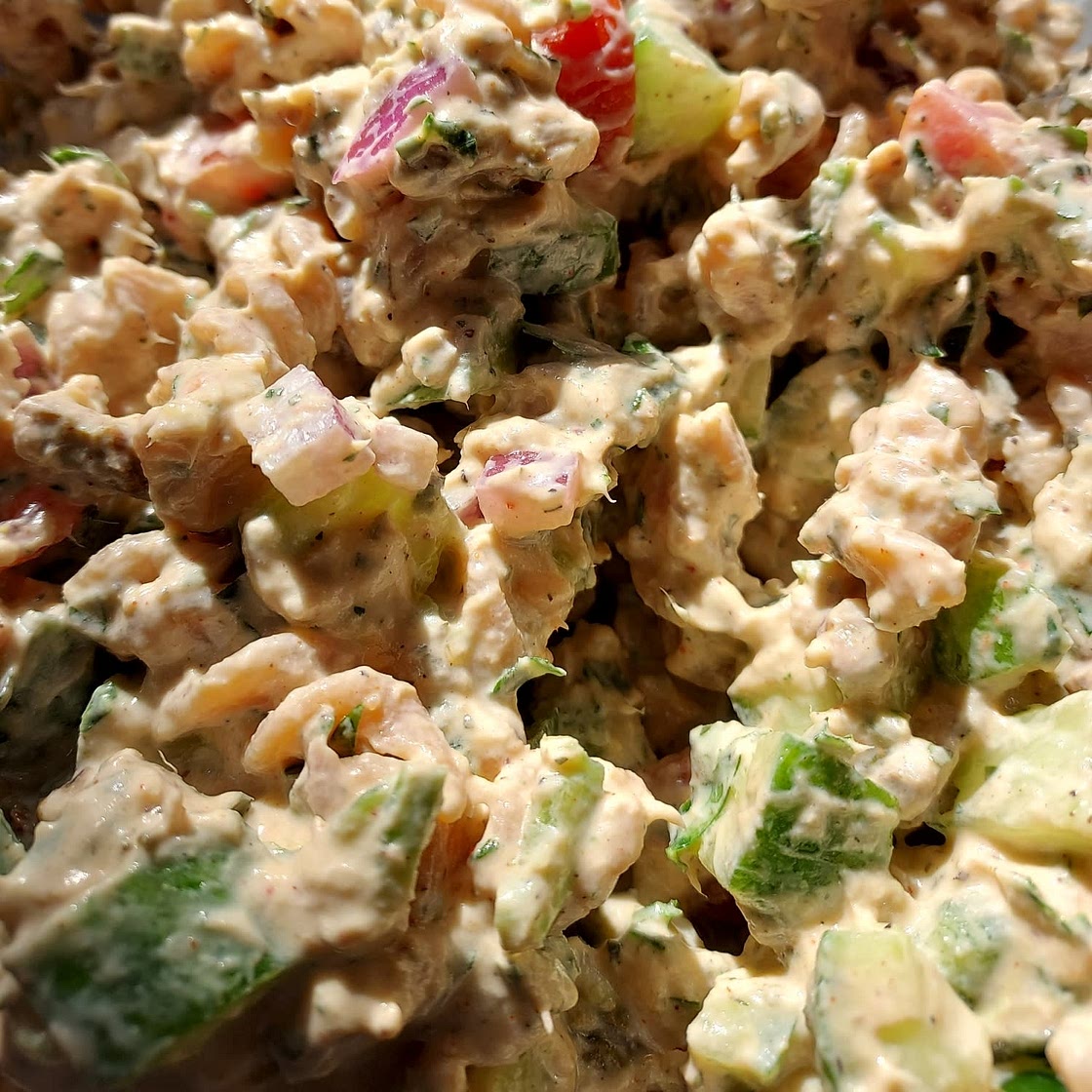 High Protein Pasta Salad!