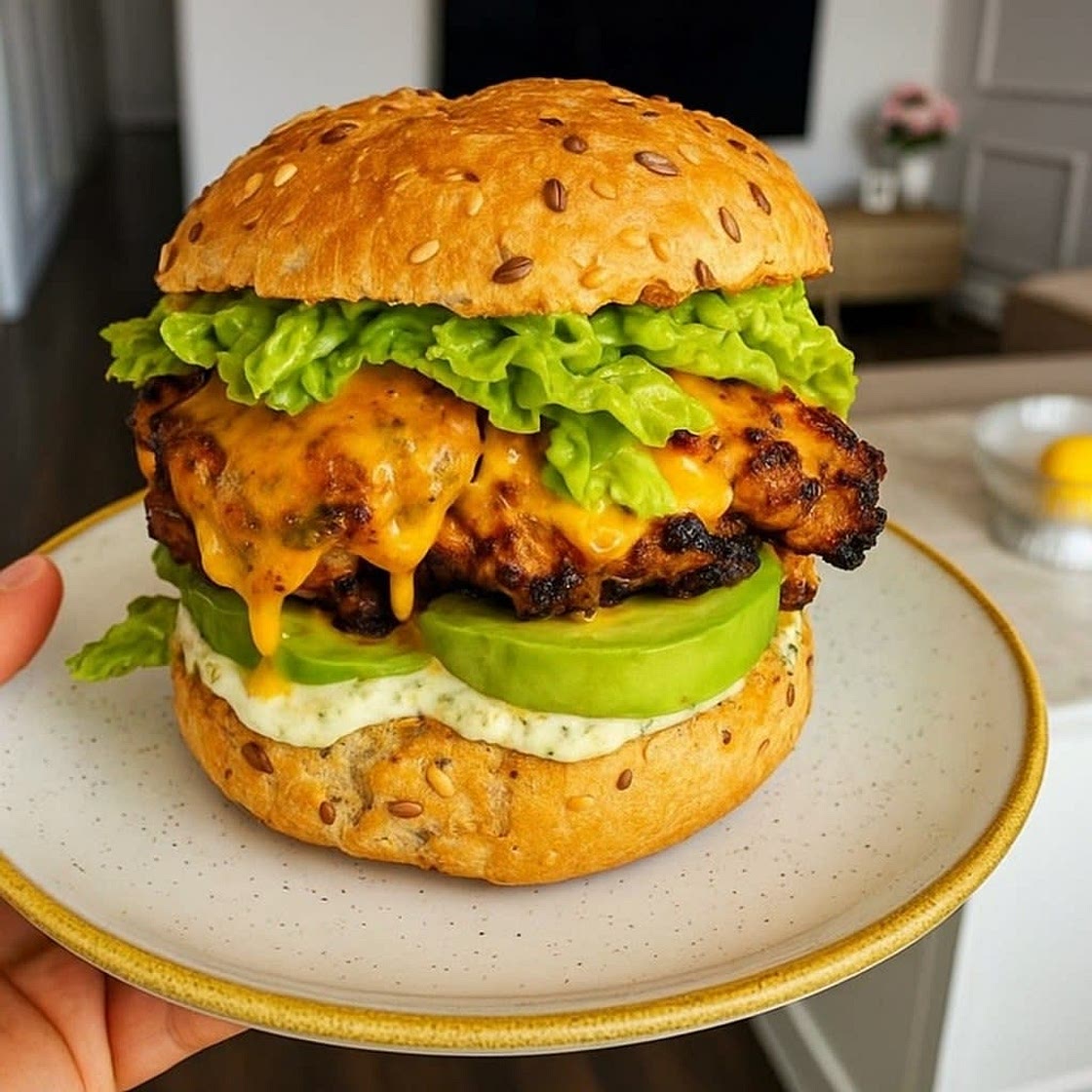 Gochujang-glazed Chicken Sandwich