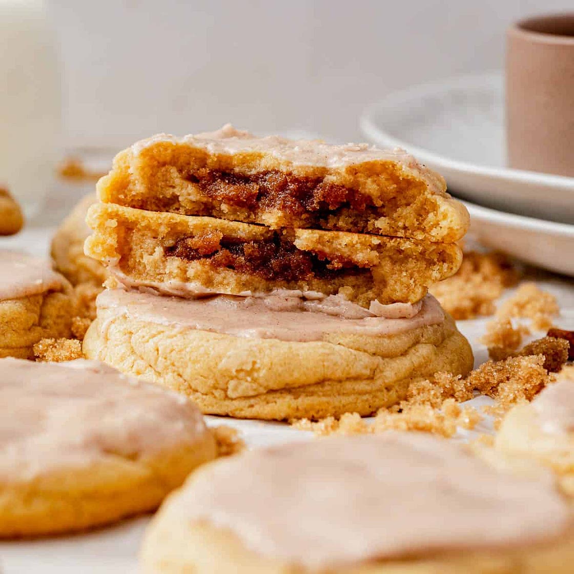 Brown Sugar Pop Tart Cookies