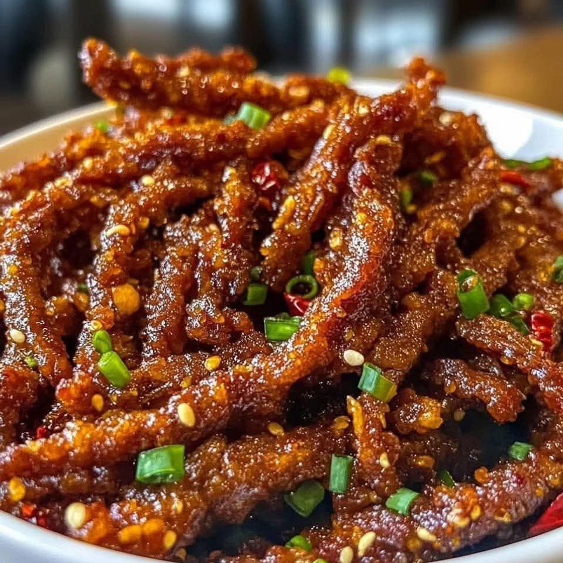Crispy Honey Chili Beef Strips