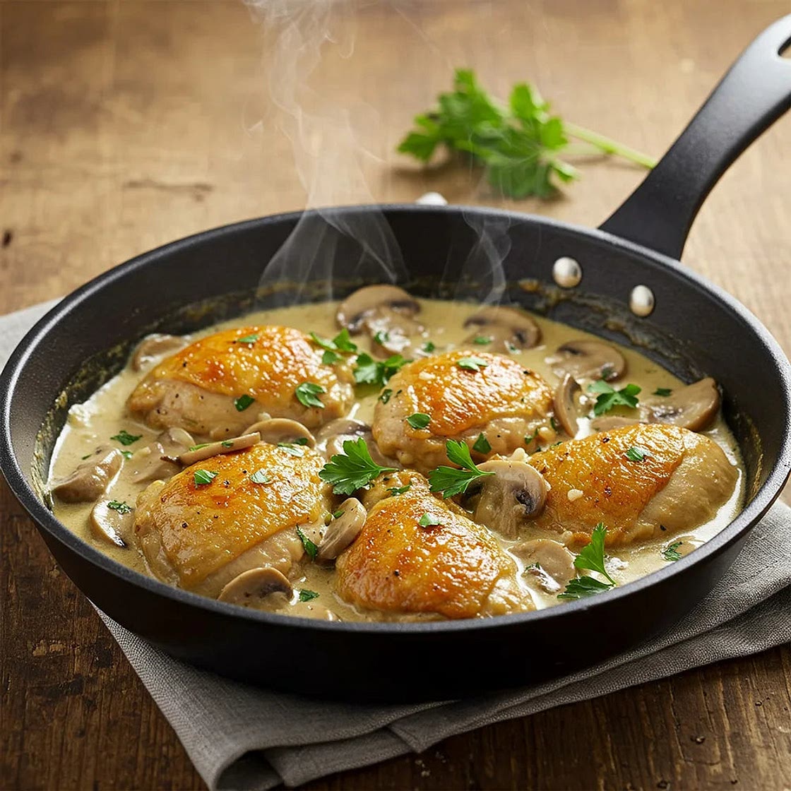 Creamy Chicken Fricassee Recipe – Easy One-Pot Comfort Food | Sharp Blades