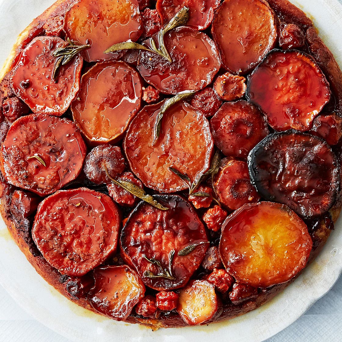 Root Vegetable Tarte Tatin