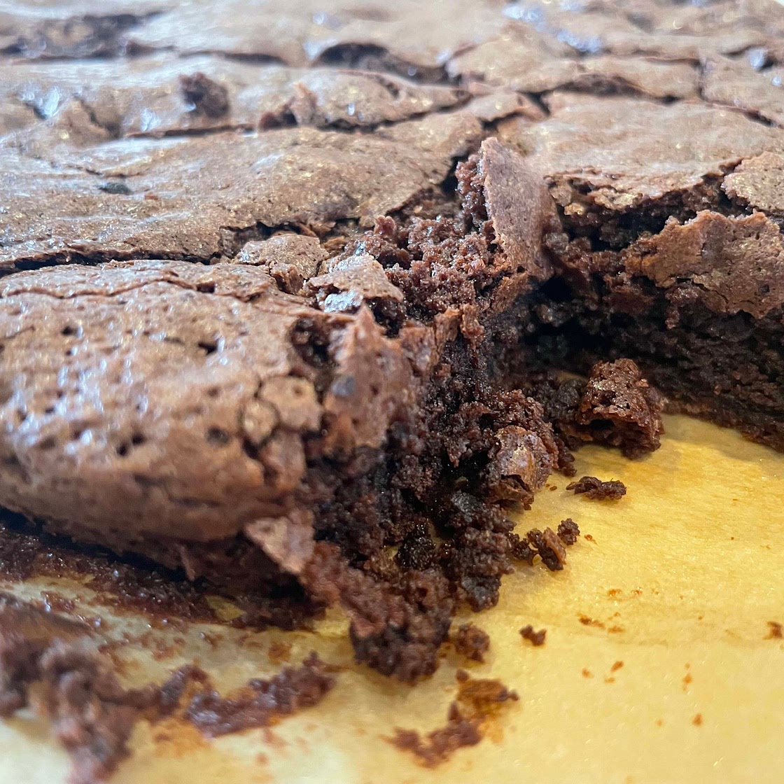 Crinkle Top Brownies