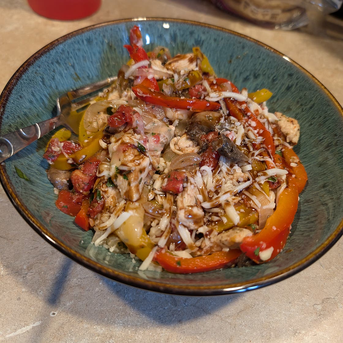 Chicken Cheesesteak Skillet