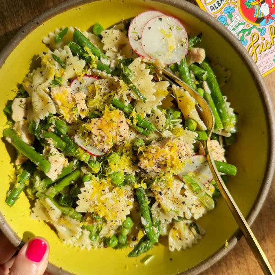 Spring Tuna Pasta Salad