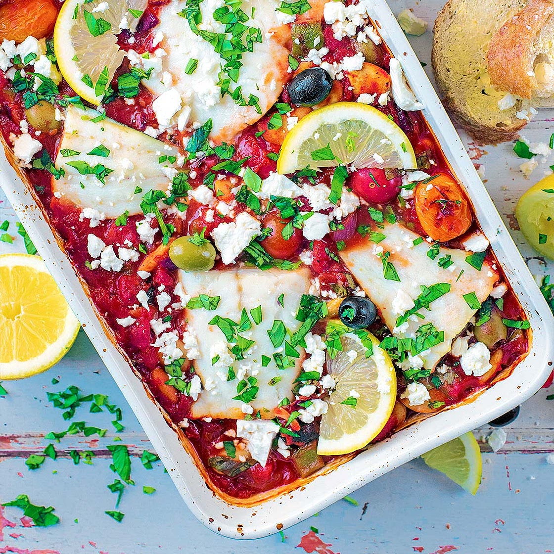 Mediterranean Cod Bake