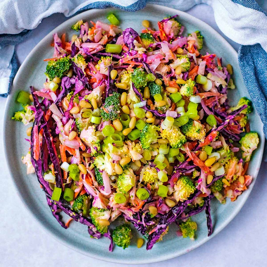 Broccoli Slaw with Lemon Dressing