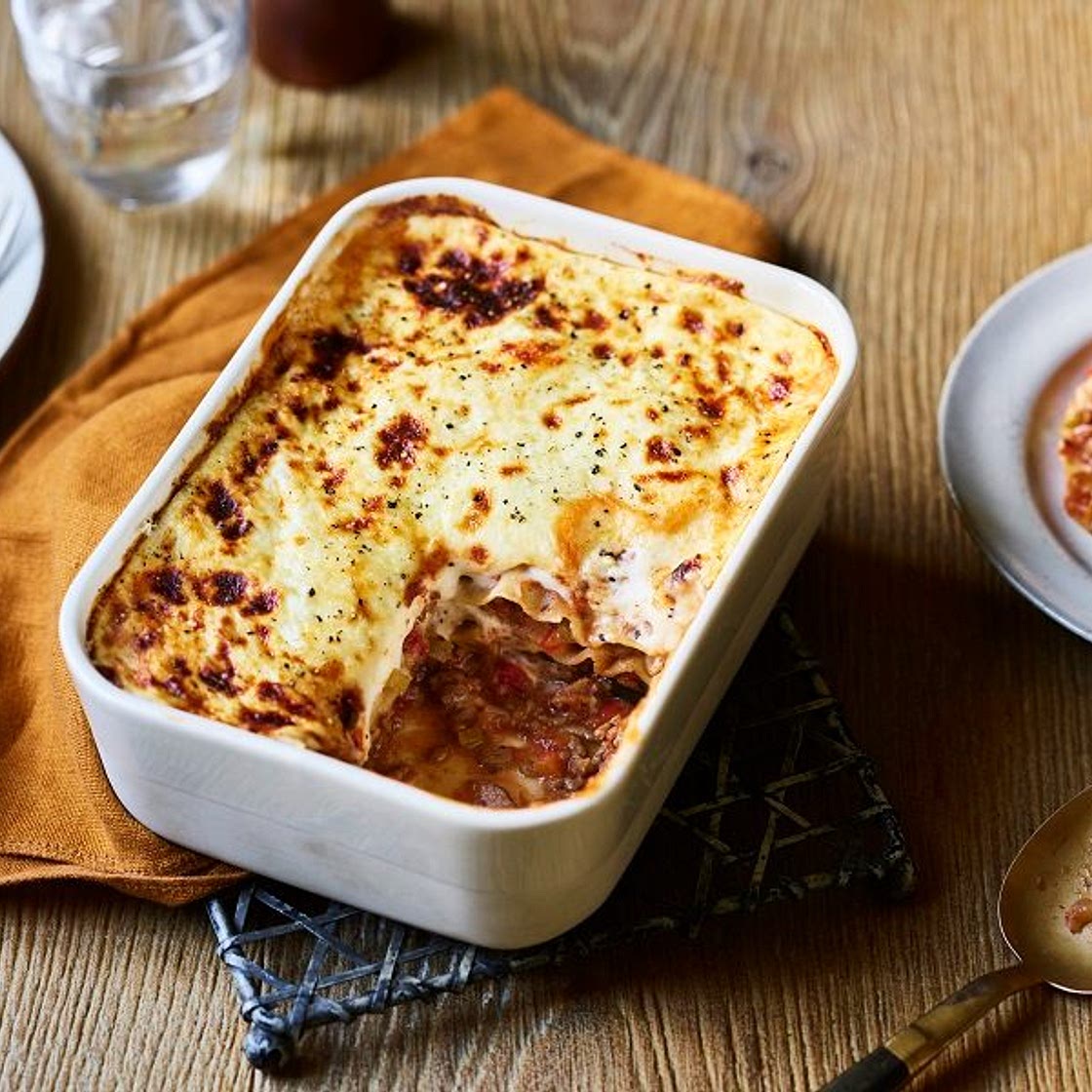 Low-fat lasagne recipe