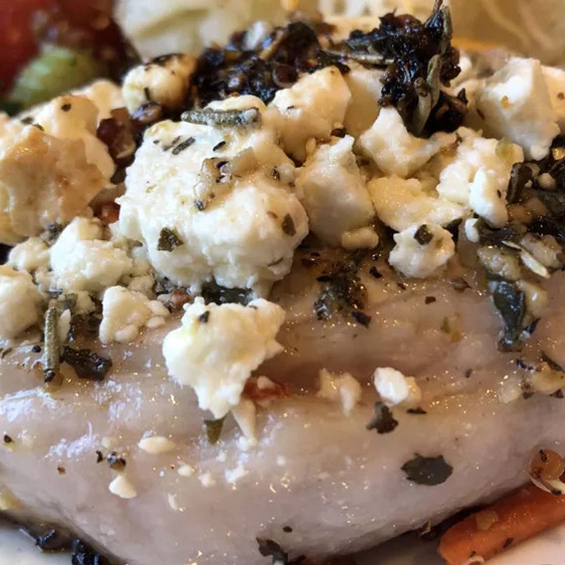 Pork Chop and Feta Skillet