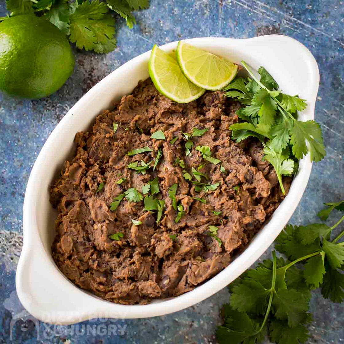 Easy Refried Black Beans