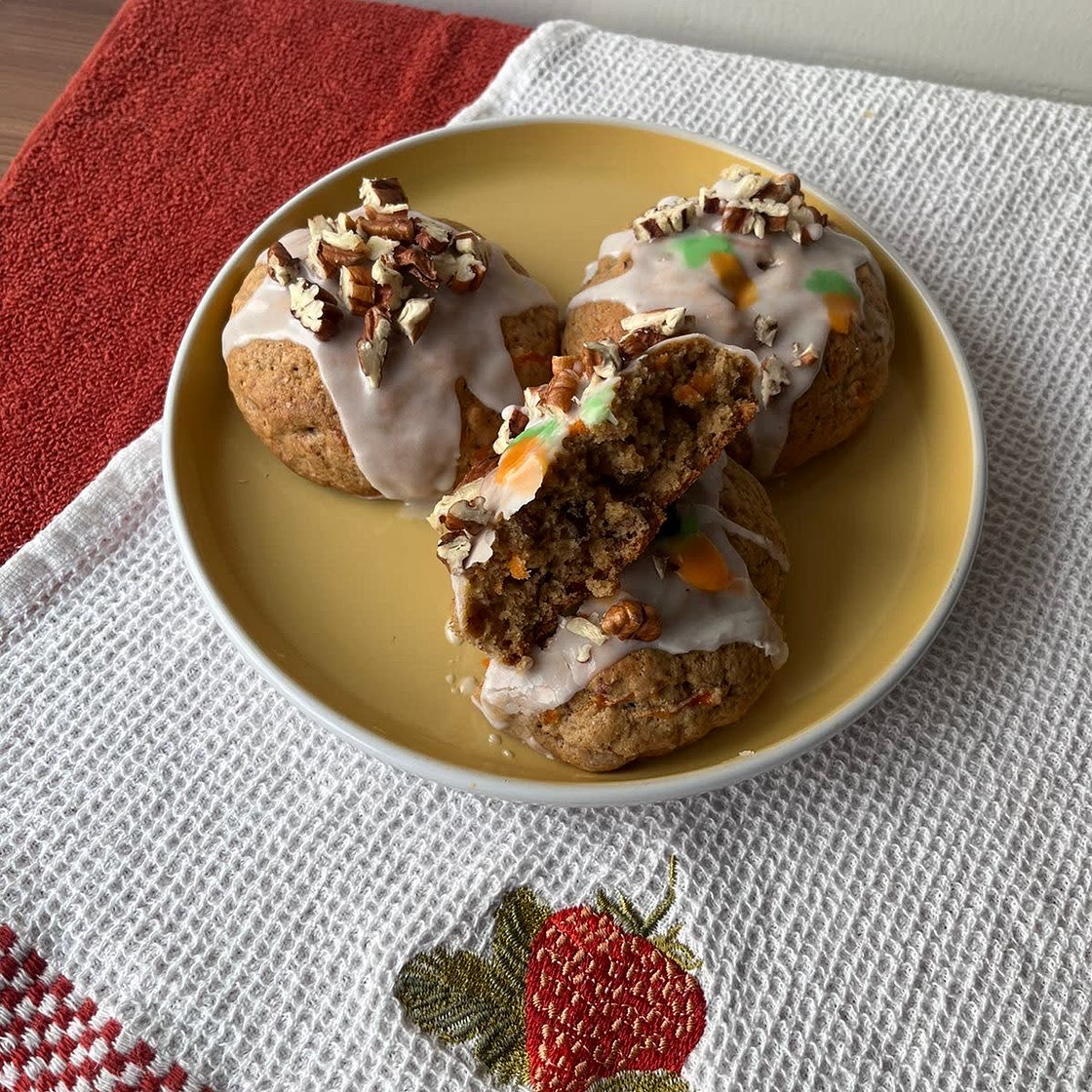 Carrot cake cookies 🥕