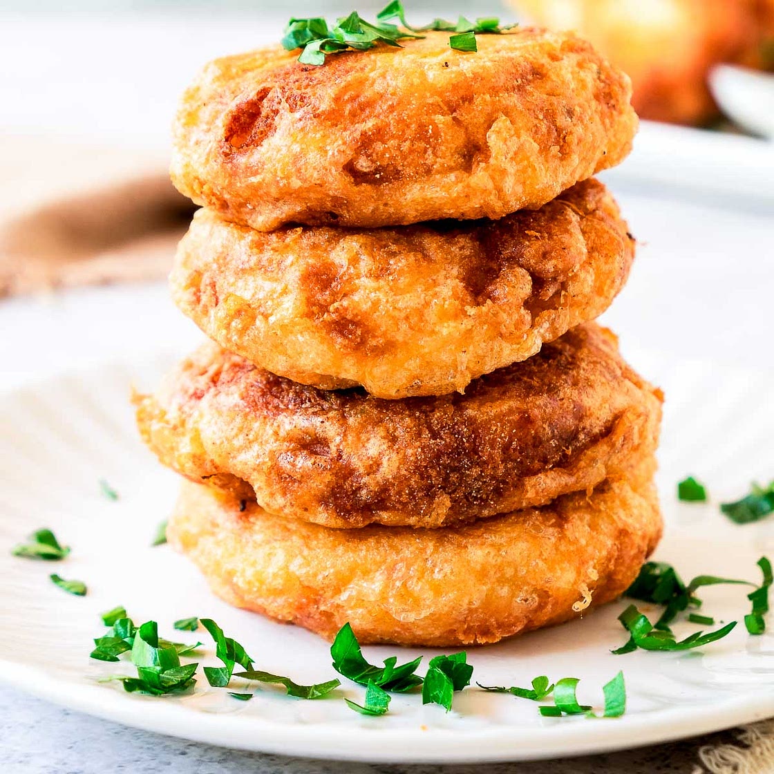 Cheesy Potato Fritters