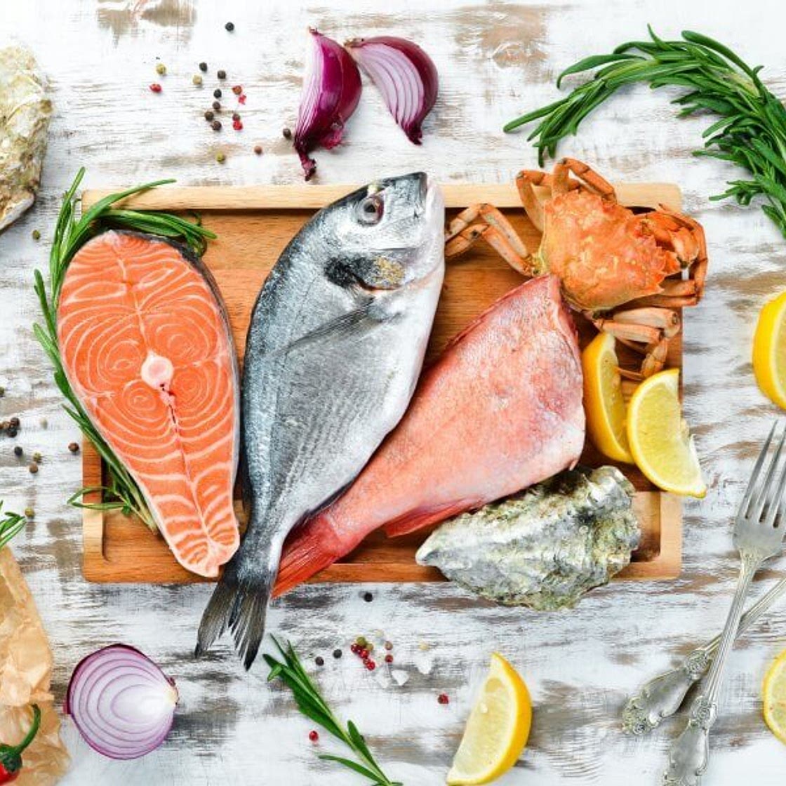 Healthy fish and chips