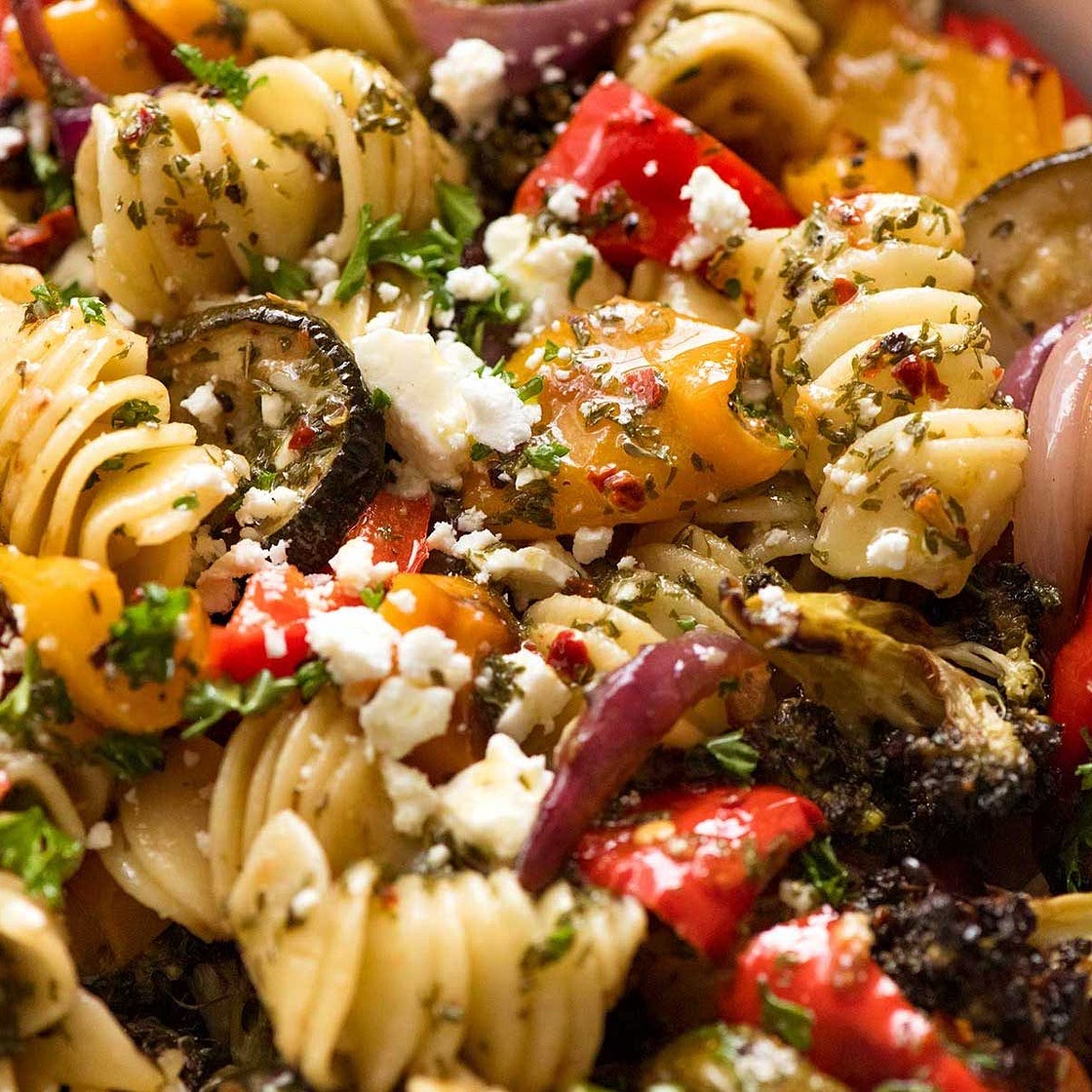 Marinated Vegetarian Pasta Salad