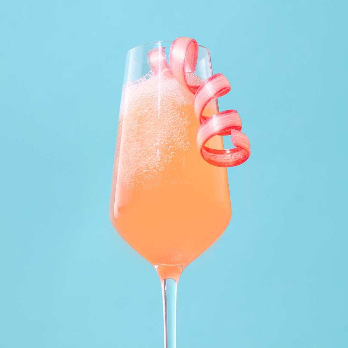 Rhubarb Royale Cocktail