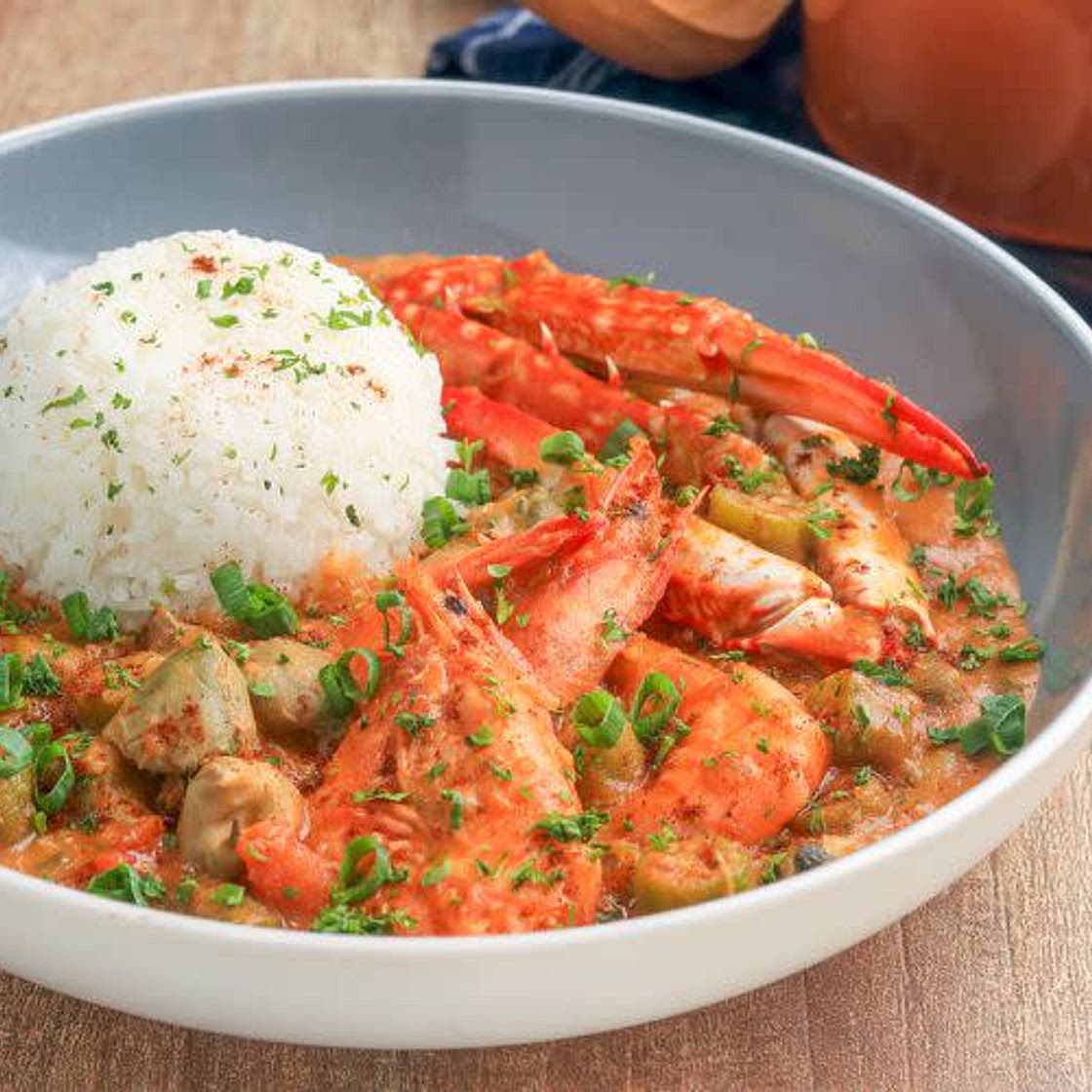 Crab and shrimp gumbo