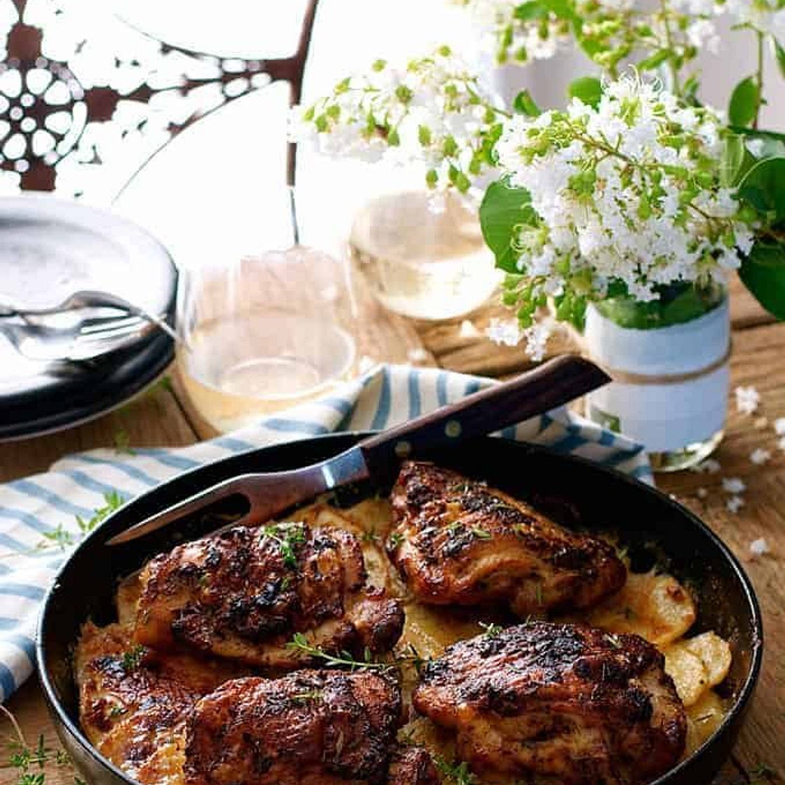 Rotisserie Flavoured Chicken and Potato Bake & a Giveaway!