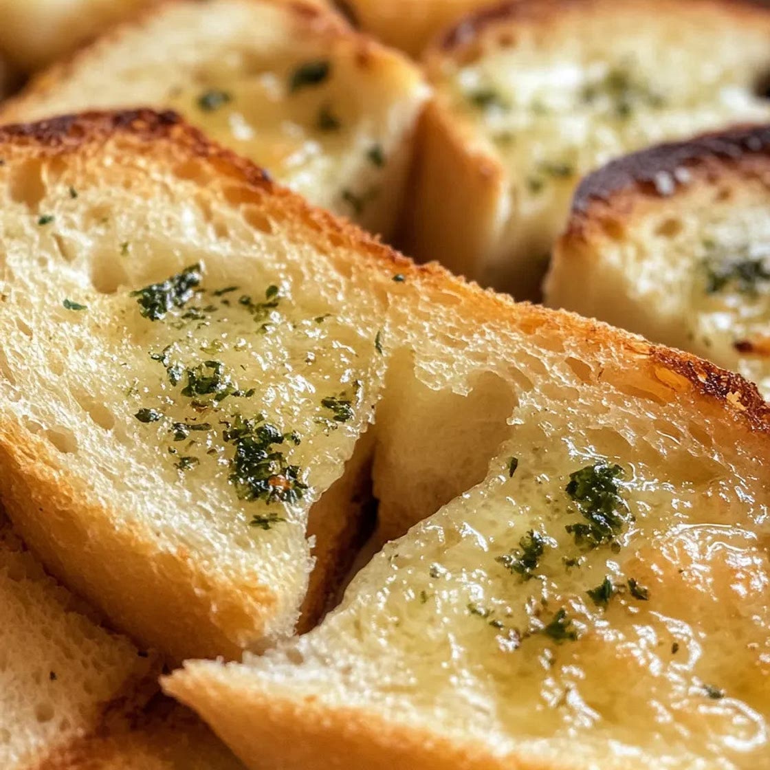 Easy Homemade Garlic Bread with Regular Sliced Bread