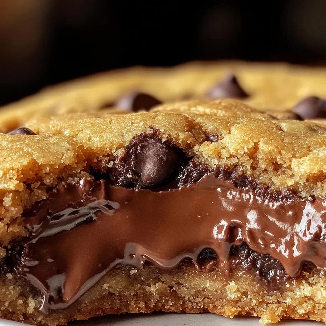 Nutella Stuffed Cookie Pie: Gooey Chocolate Hazelnut Dessert (30 Min Recipe)