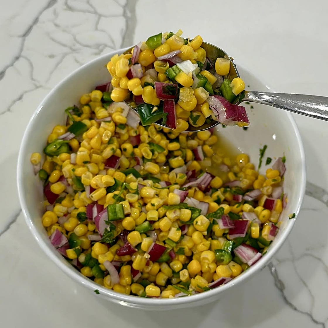 Copycat Chipotle Corn salsa