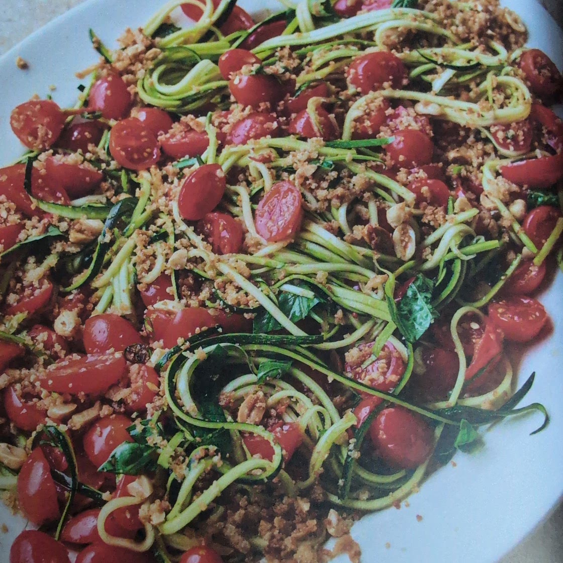 Thai tomato and courgette salad