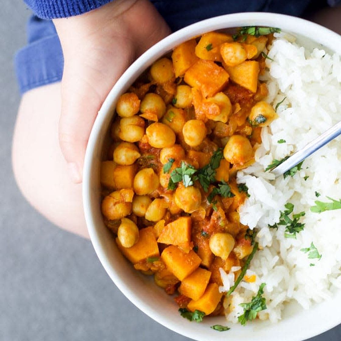 Mild Chickpea Curry