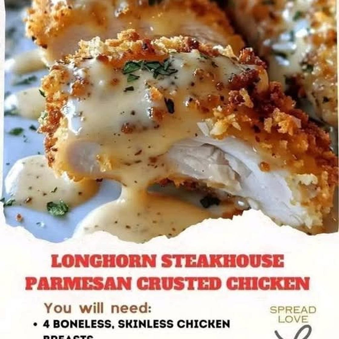 Longhorn Steakhouse Parmesan Crusted Chicken