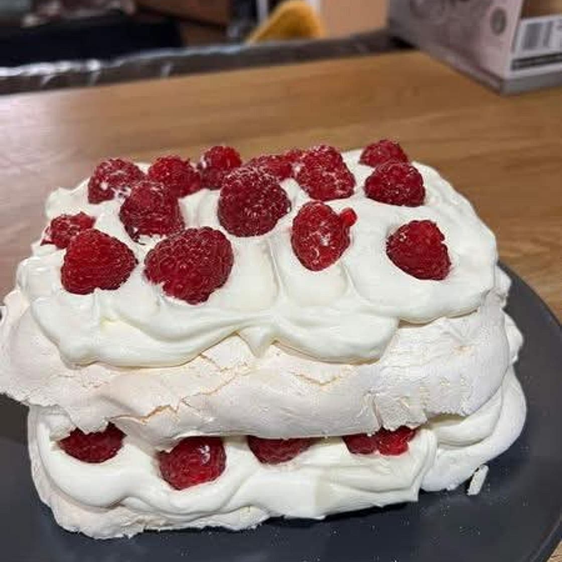 Beza pavlova z air fryer