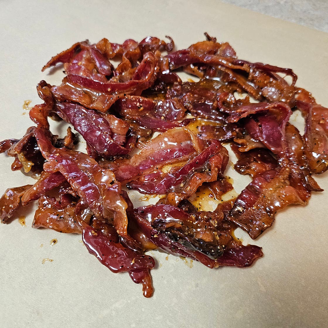Candied bacon