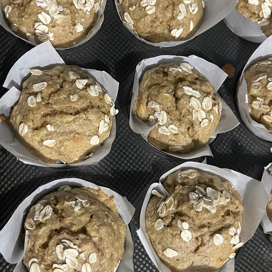 Maple-Sweetened Banana Muffins