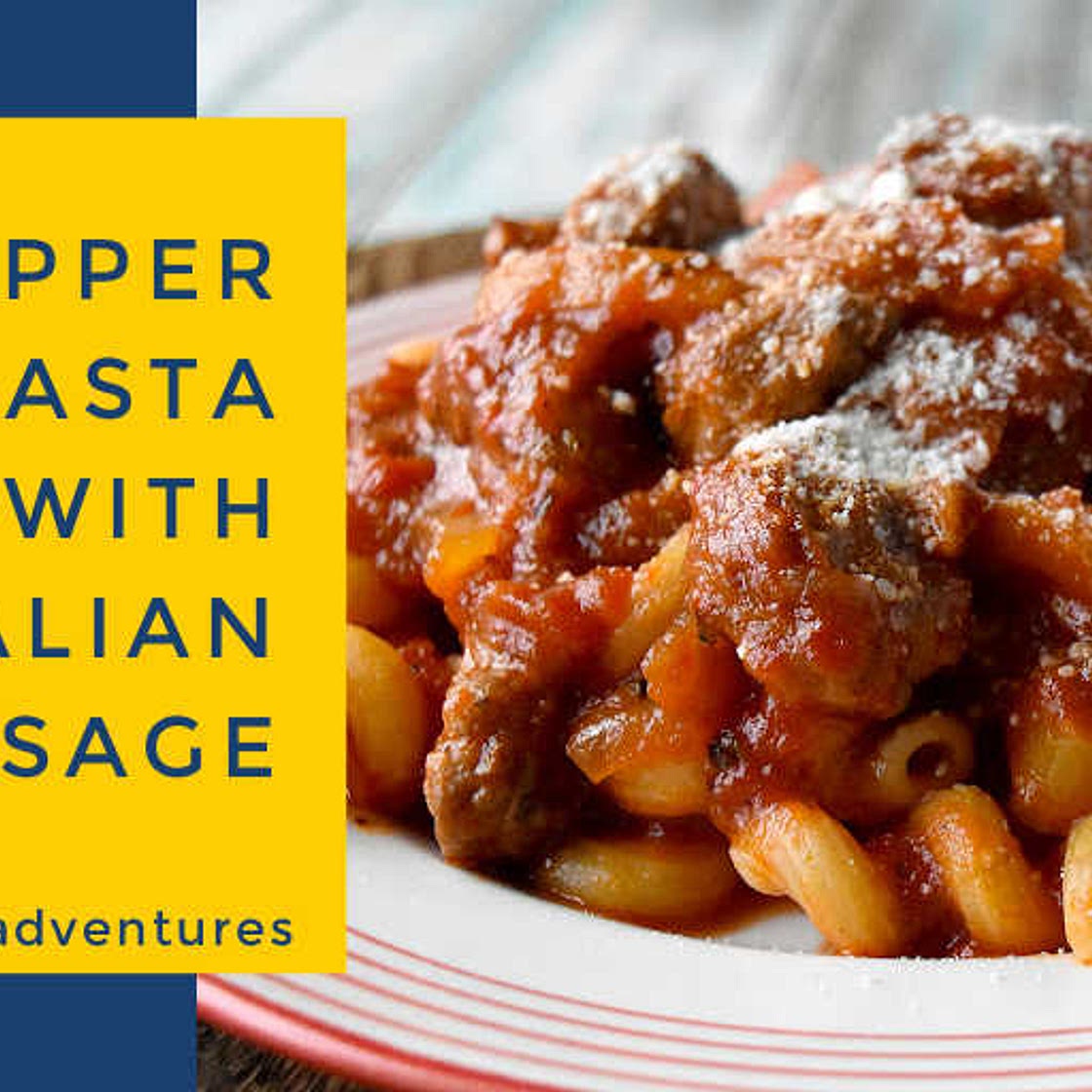 Pepper Pasta with Italian Sausage