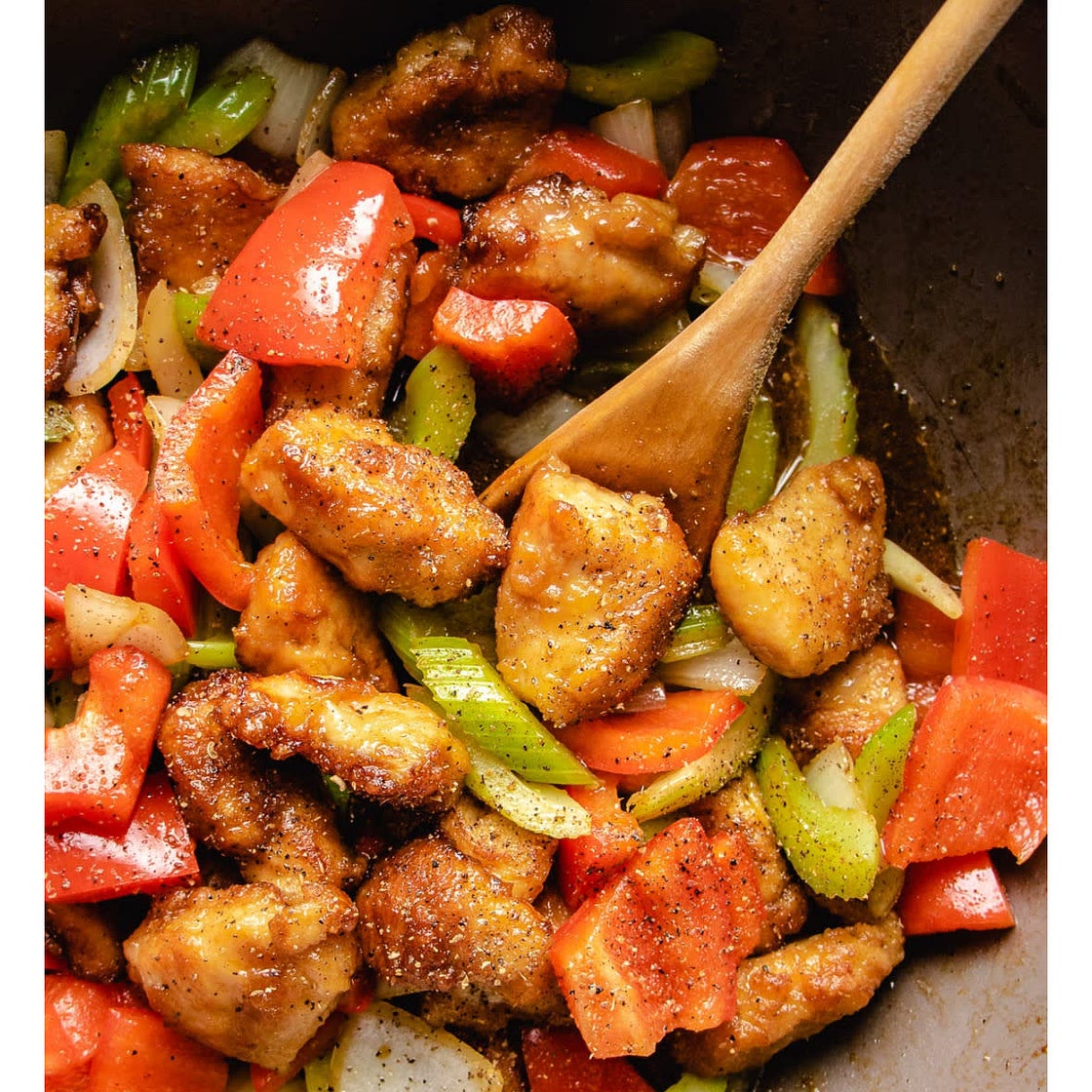 Black Pepper Chicken