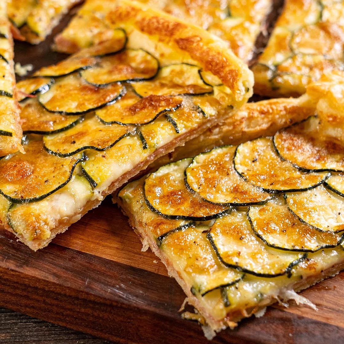 SCHIACCIATA ZUCCHINE E SPECK