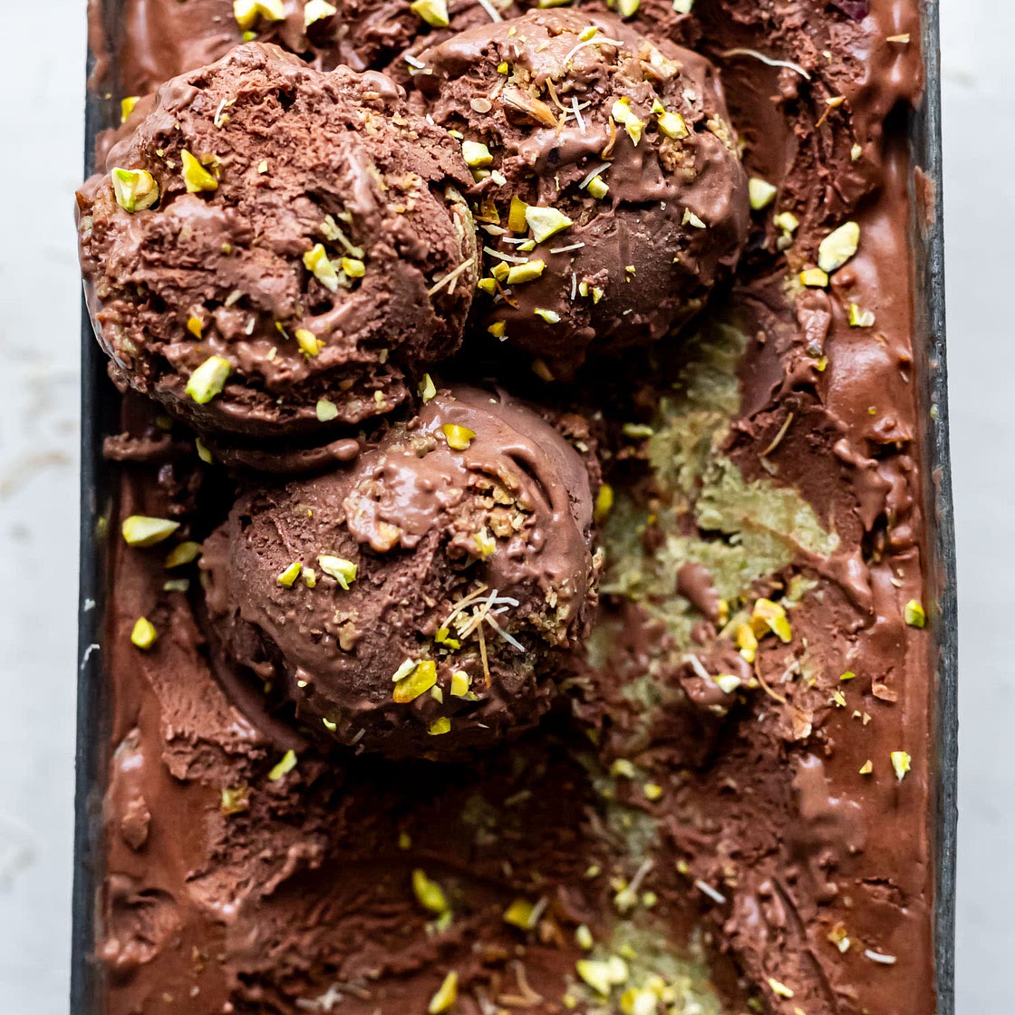 Rich, Decadent Dubai Chocolate Ice Cream
