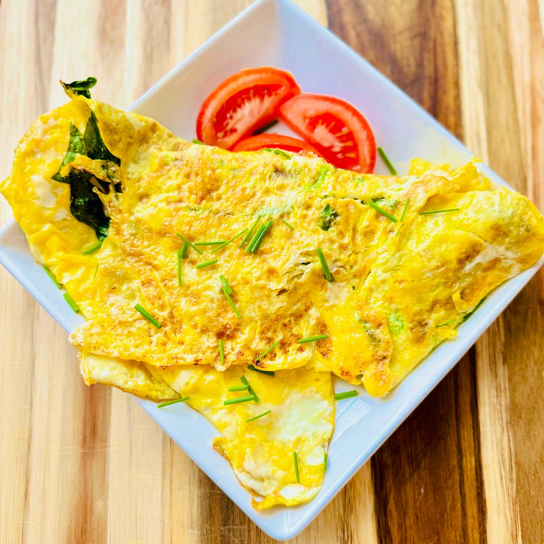 How to Cook an Omelette on a Griddle