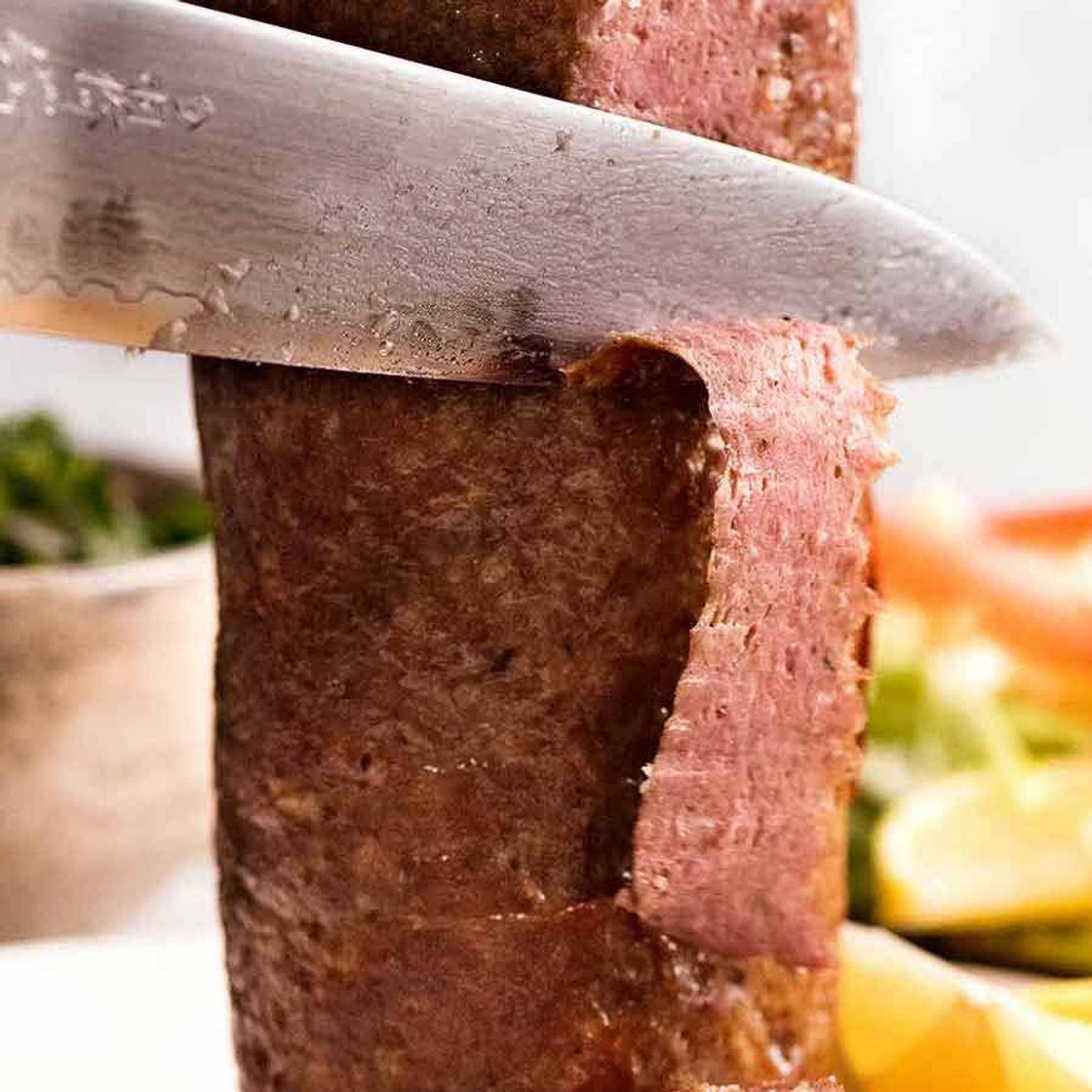 Homemade Rotisserie Doner Kebab Meat - beef or lamb!