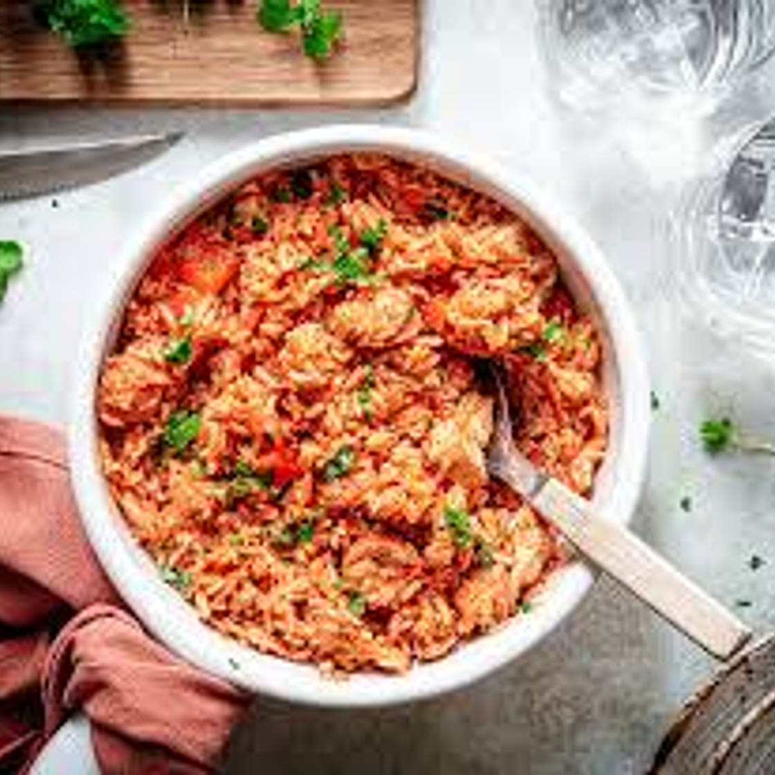 Kip en Worst Jambalaya