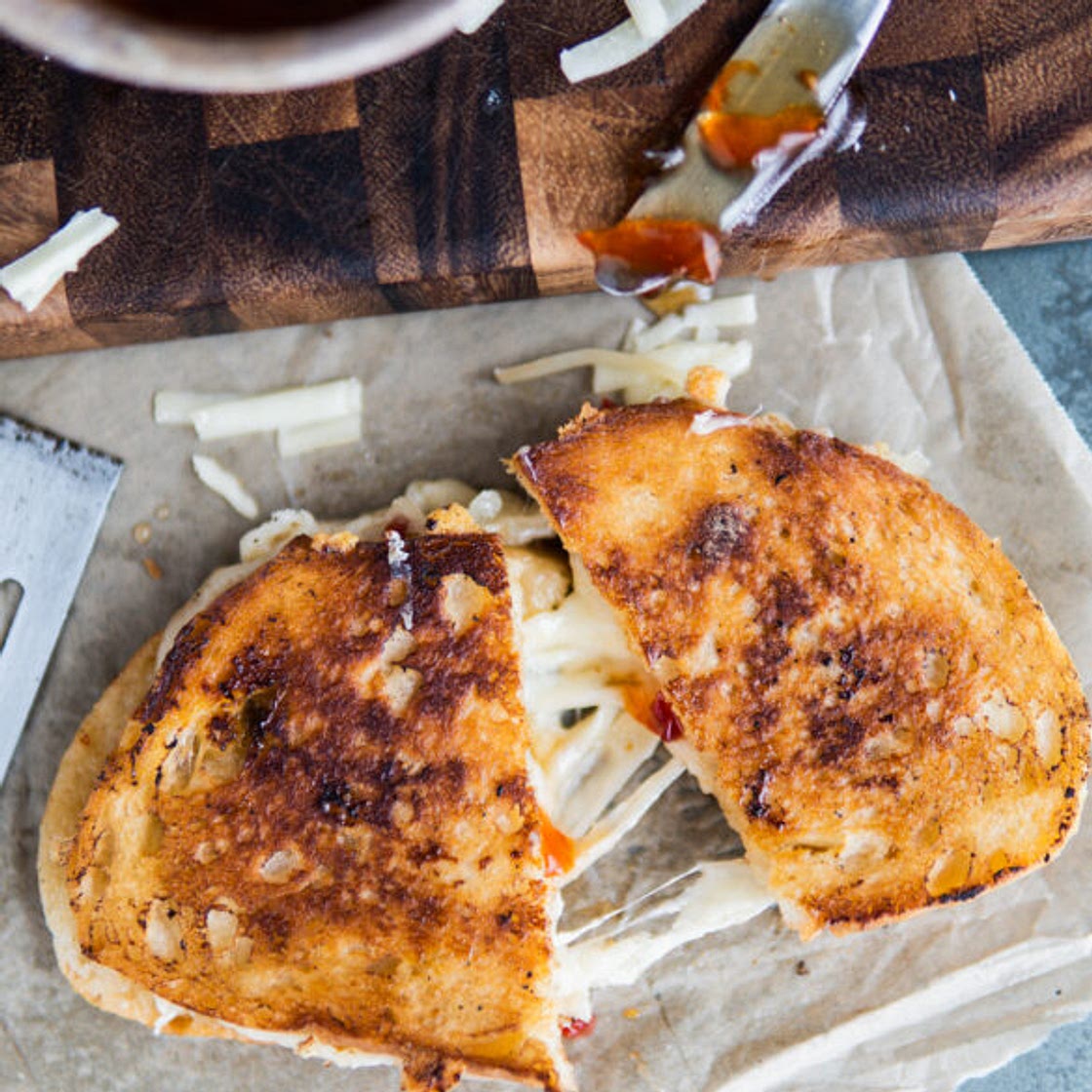 Pepper Jelly Grilled Cheese