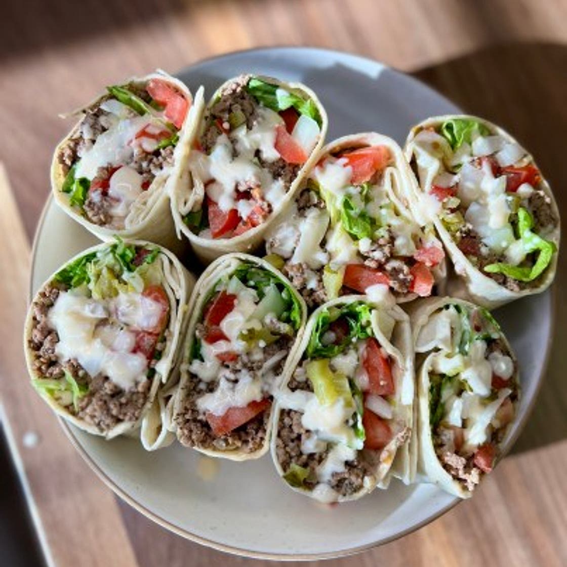 Beer Cheeseburger Wraps