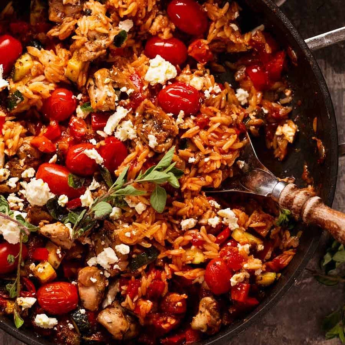 One Pot Chicken Risoni