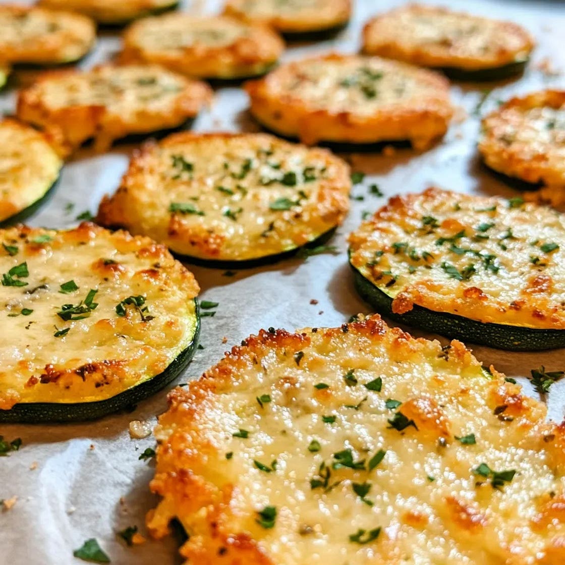 Simple Baked Zucchini Parmesan (Ready in 20 Minutes)