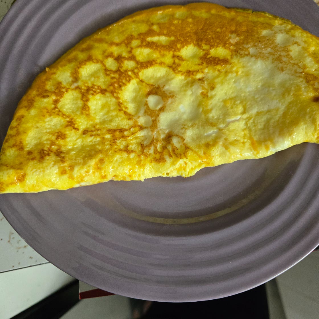 Cheesy Ham Omelet