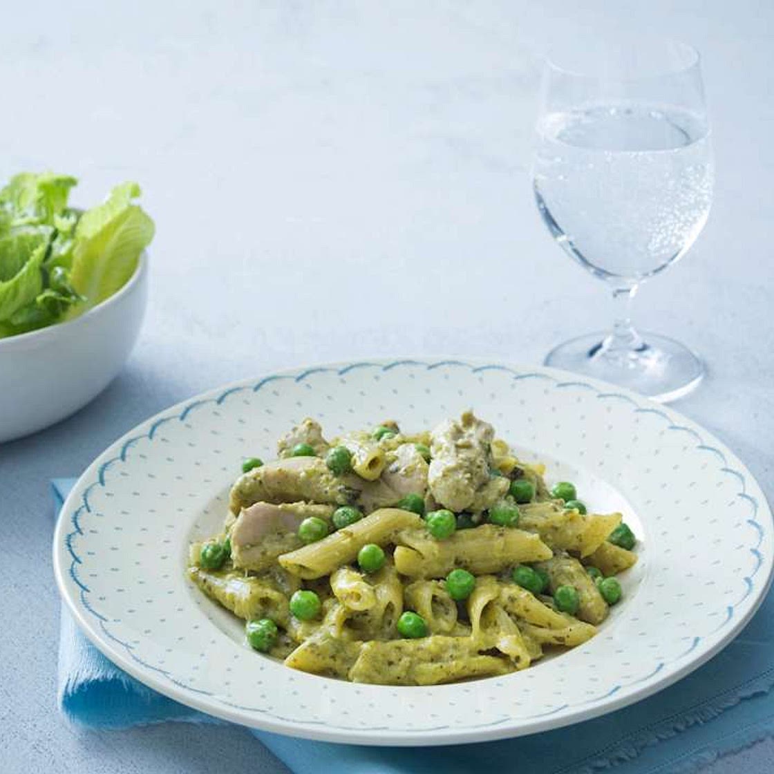 Chicken pesto pasta