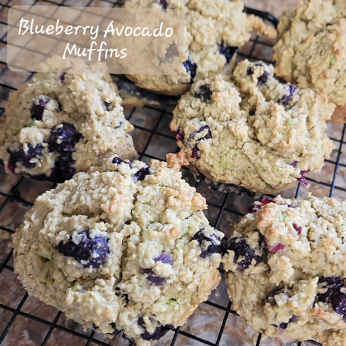 Blueberry&Avocado Muffins