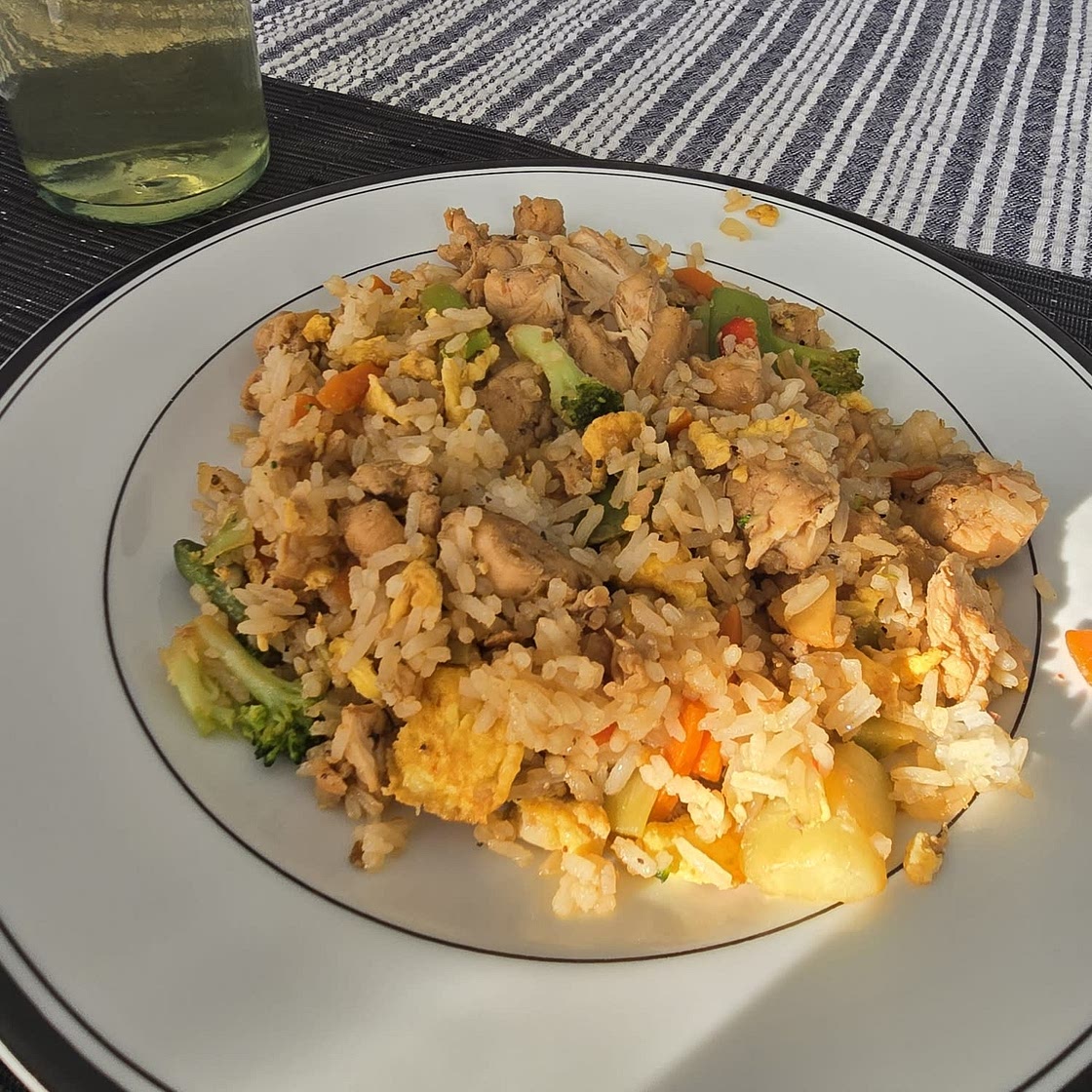 High Protein Chicken Fried Rice