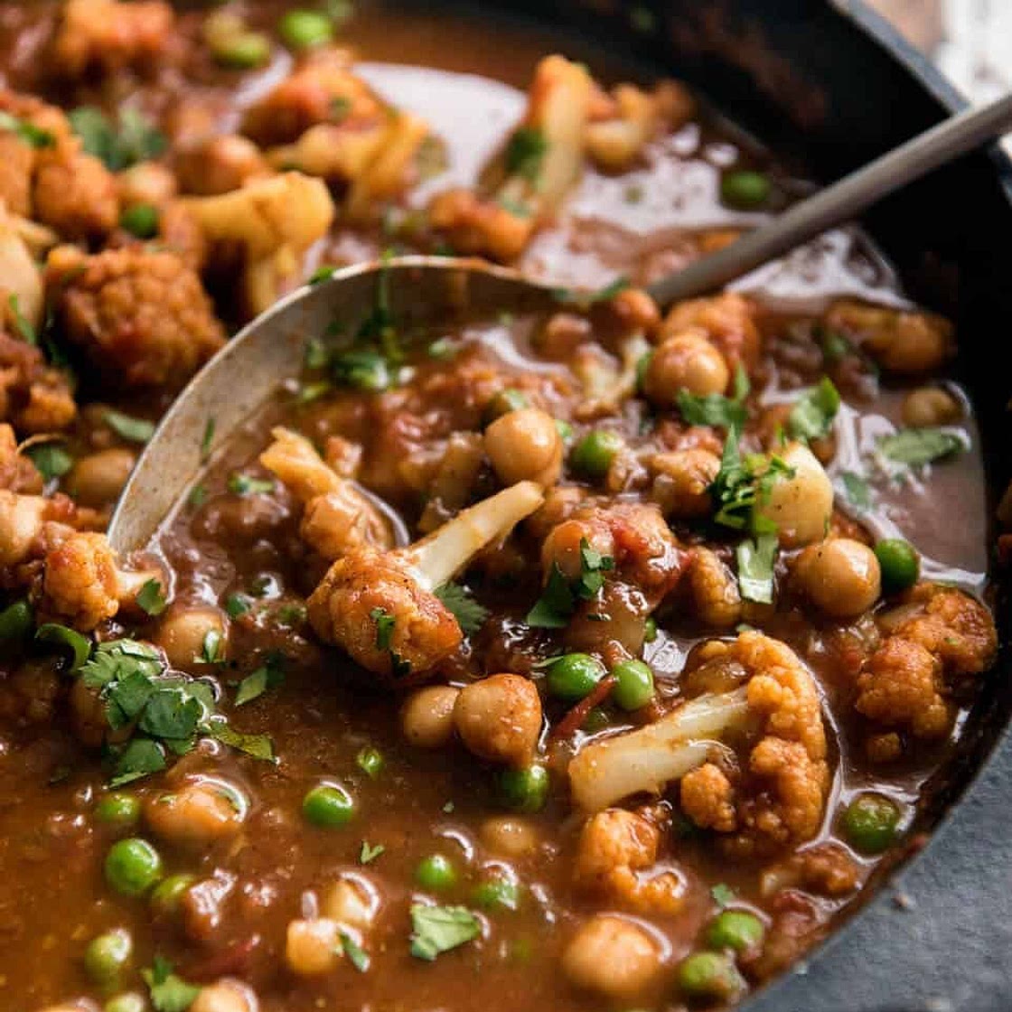 Cauliflower and Chickpea Curry