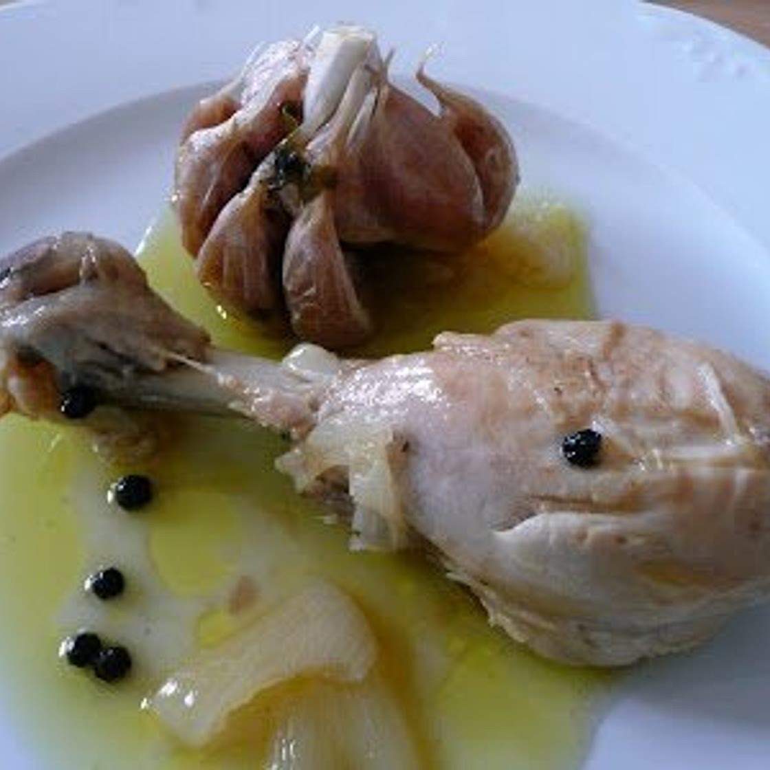 Pollo escabechado a los 10 ingredientes