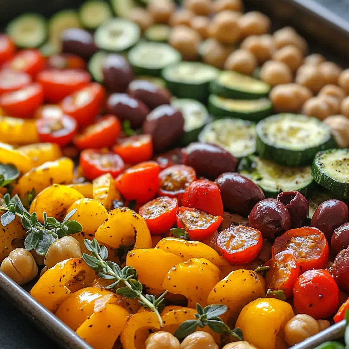 Simple Vegan Greek Sheet Pan Dinner (Ready in 35 Minutes)