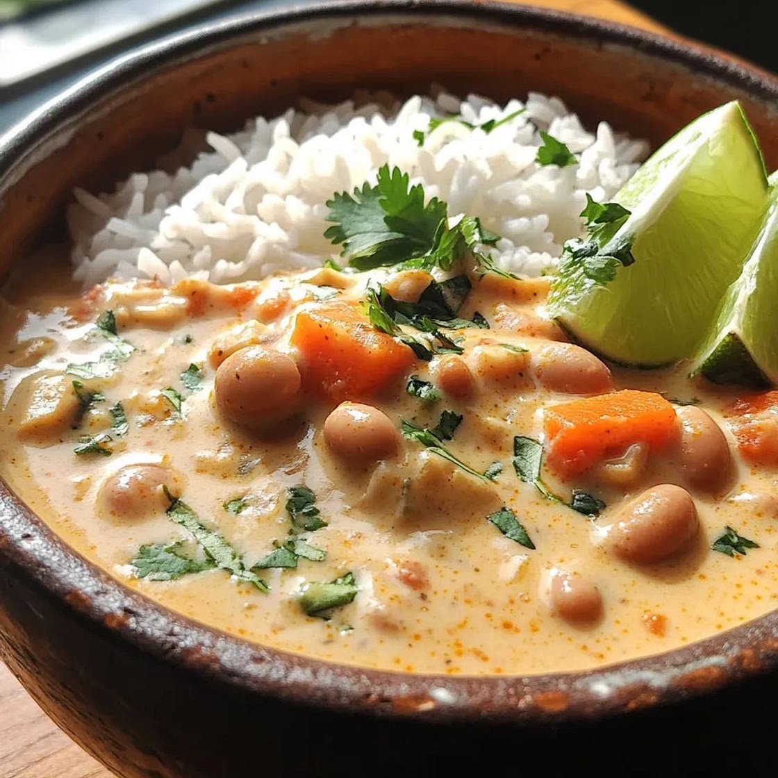 Quick Creamy Coconut Butter Bean Curry (Ready in 30 Minutes!)