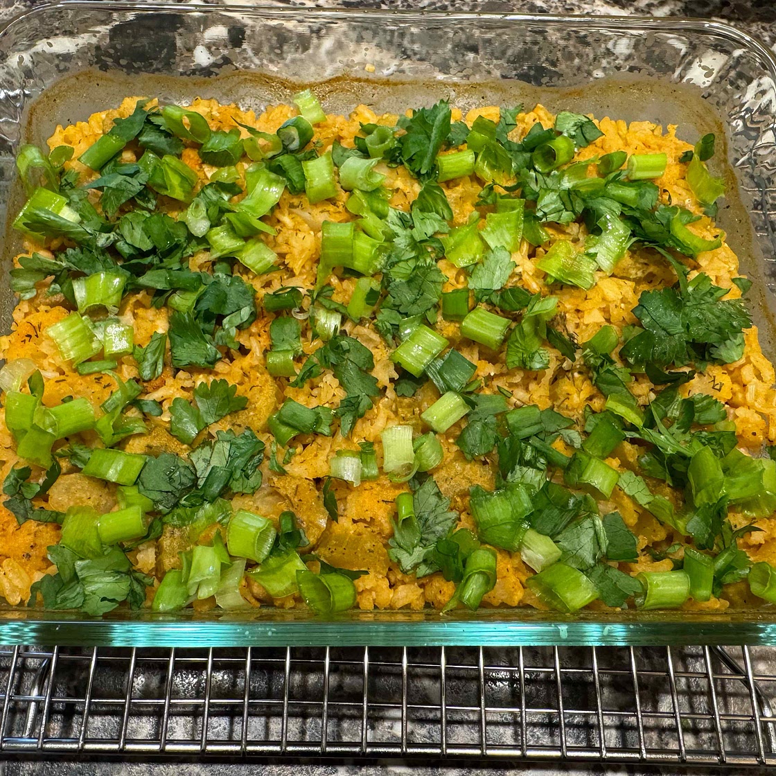 Buffalo Cauliflower & Chickpea Casserole